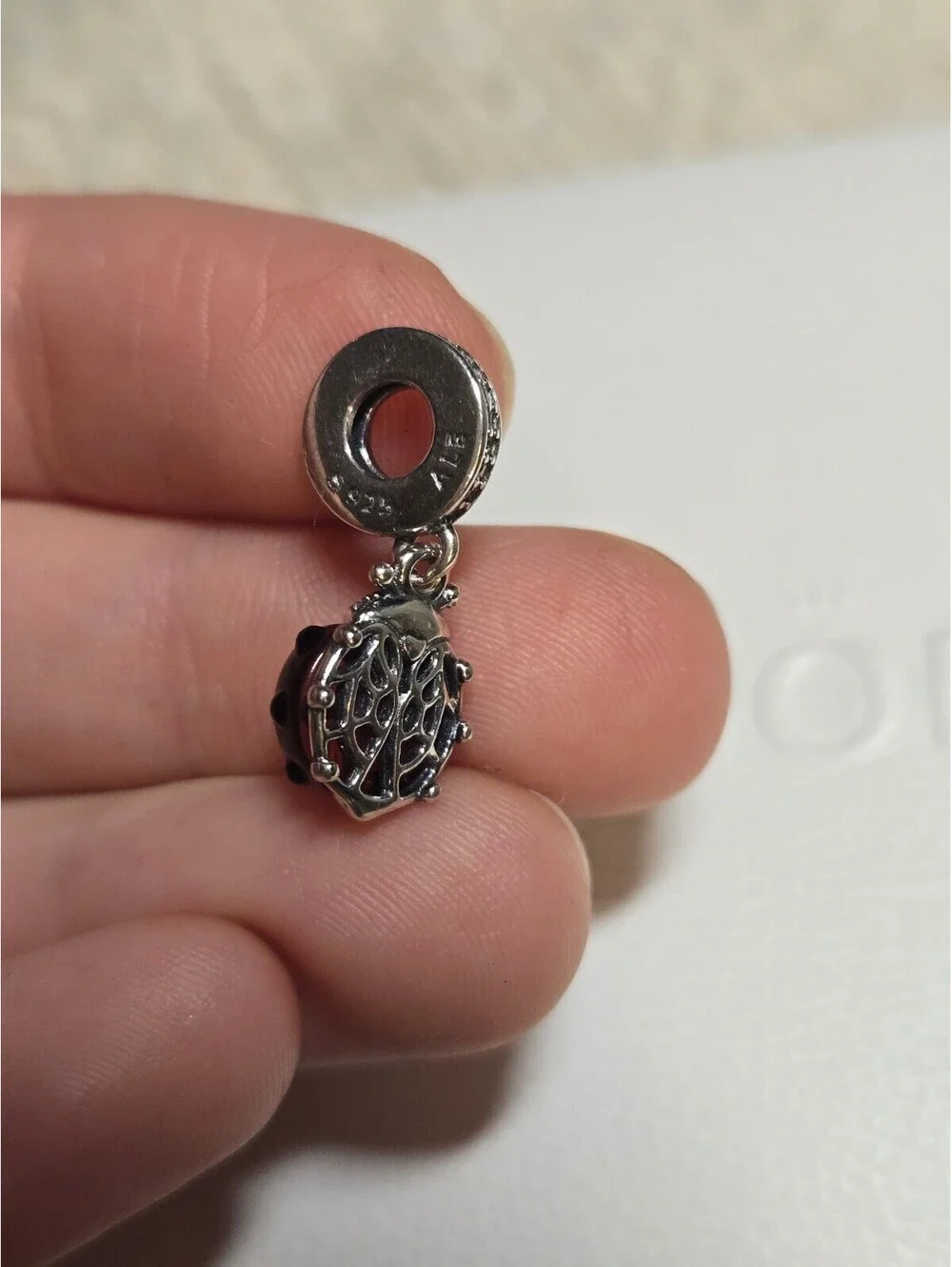 Pandora s925 ale charm ladybug